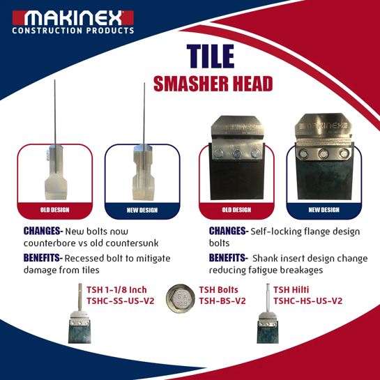 Product Updates: Tile Smasher Head