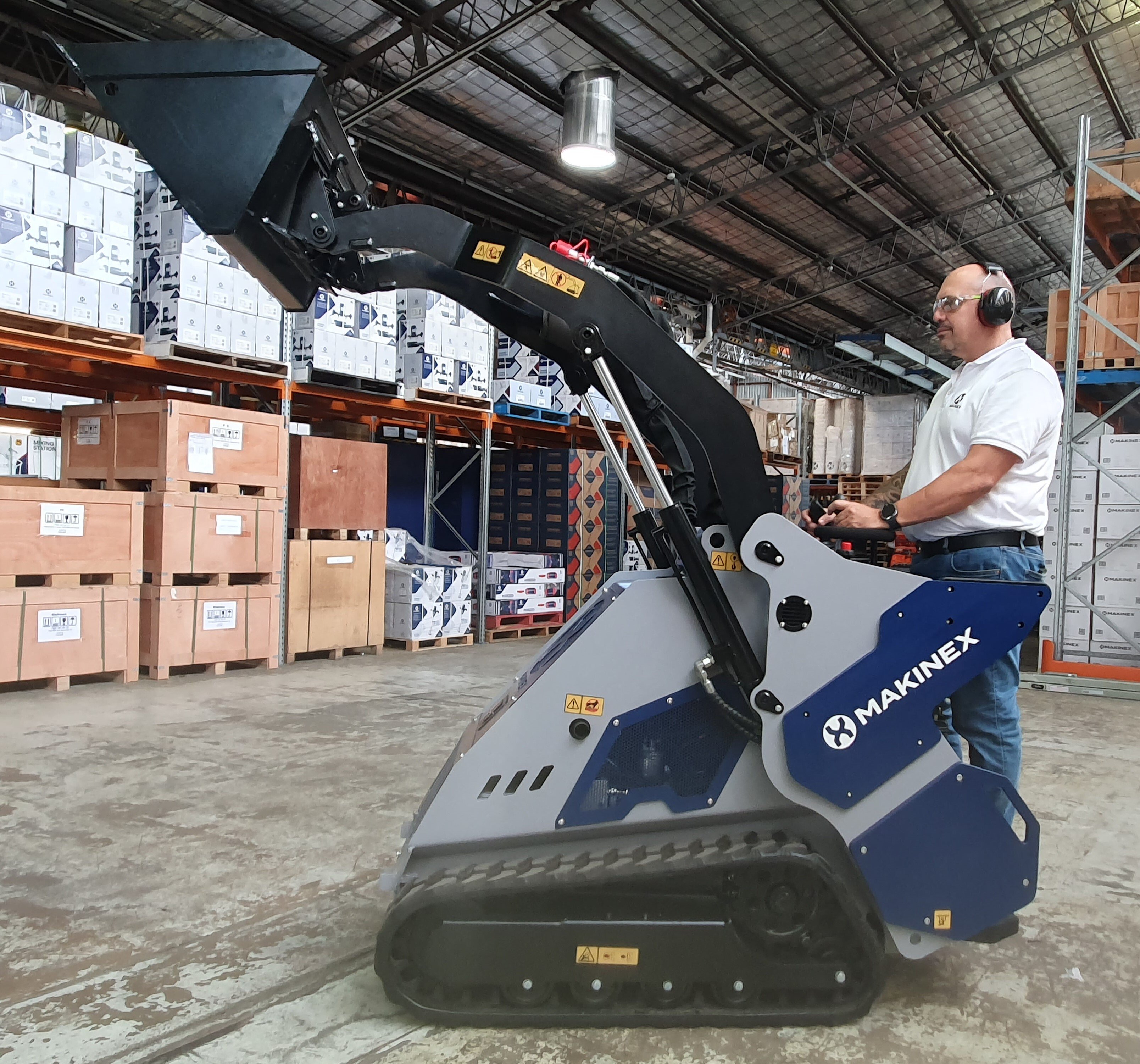 Mini Stand-On Skid Steer