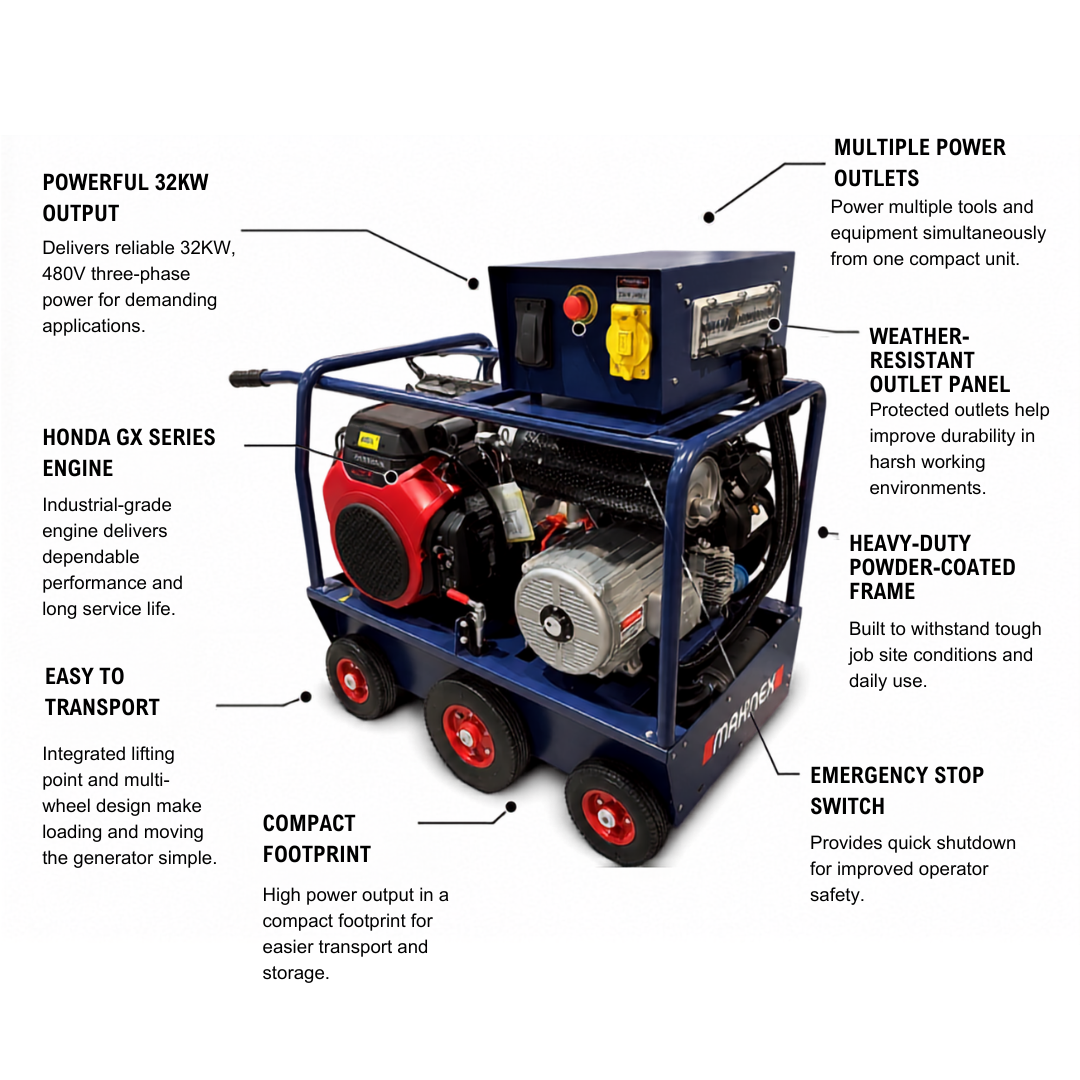 Generator 32kW 480V